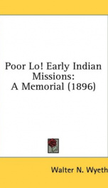 poor lo early indian missions a memorial_cover