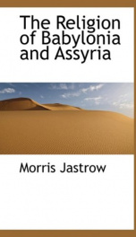 The Religion of Babylonia and Assyria_cover