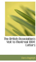 The British Association's Visit to Montreal, 1884 : letters_cover