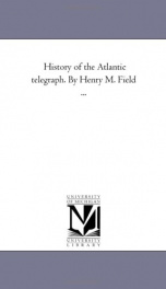 history of the atlantic telegraph_cover