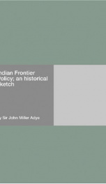 indian frontier policy an historical sketch_cover