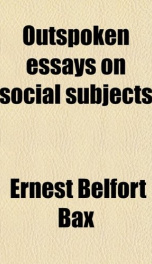 outspoken essays on social subjects_cover