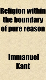religion within the boundary of pure reason_cover