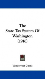 the state tax system of washington_cover