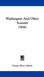 washington and other sonnets_cover