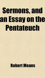 sermons and an essay on the pentateuch_cover