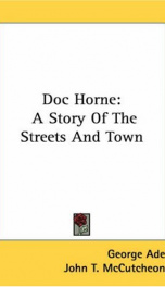 doc horne a story of the streets and town_cover