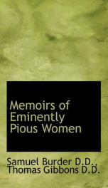 memoirs of eminently pious women_cover