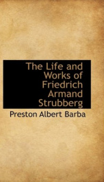 the life and works of friedrich armand strubberg_cover