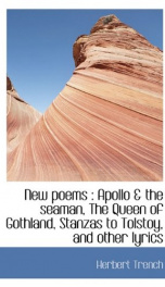 new poems apollo the seaman the queen of gothland stanzas to tolstoy and_cover