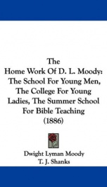 the home work of d l moody the school for young men the college for young la_cover