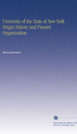 university of the state of new york origin history and present organization_cover