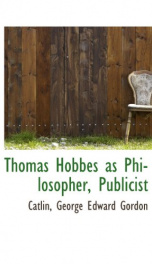 thomas hobbes as philosopher publicist_cover