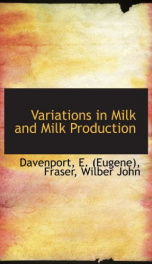 variations in milk and milk production_cover