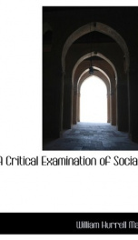 A Critical Examination of Socialism_cover