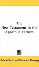 the new testament in the apostolic fathers_cover