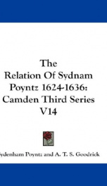 the relation of sydnam poyntz 1624 1636_cover