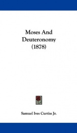 moses and deuteronomy_cover