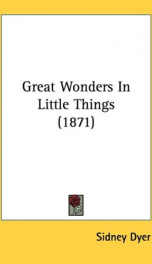great wonders in little things_cover