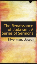 the renaissance of judaism a series of sermons_cover