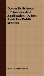 domestic science principles and application a text book for public schools_cover