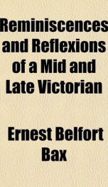 reminiscences and reflexions of a mid and late victorian_cover
