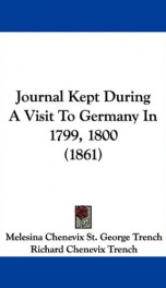 journal kept during a visit to germany in 1799 1800_cover