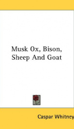 musk ox bison sheep and goat_cover