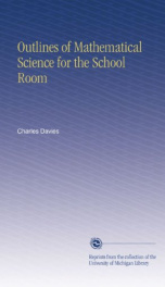 outlines of mathematical science for the school room_cover