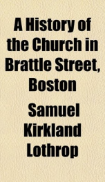 a history of the church in brattle street boston_cover