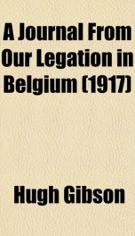 A Journal From Our Legation in Belgium_cover