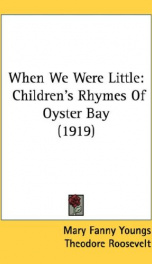 when we were little childrens rhymes of oyster bay_cover