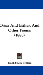 oscar and esther and other poems_cover