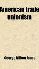 american trade unionism_cover