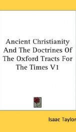 ancient christianity and the doctrines of the oxford tracts_cover