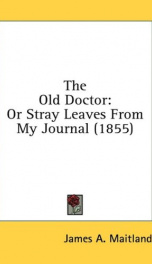 the old doctor or stray leaves from my journal_cover