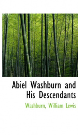 abiel washburn and his descendants_cover
