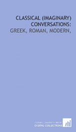 classical imaginary conversations greek roman modern_cover