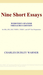 Nine Short Essays_cover