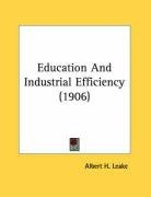 education and industrial efficiency_cover