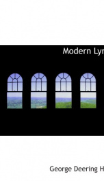 modern lyrics_cover