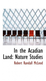 in the acadian land nature studies_cover