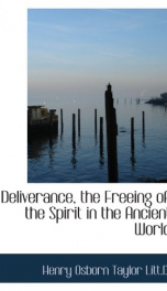 deliverance the freeing of the spirit in the ancient world_cover