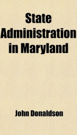 state administration in maryland_cover