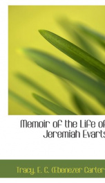 memoir of the life of jeremiah evarts_cover