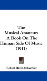 the musical amateur a book on the human side of music_cover