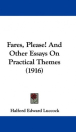 fares please and other essays on practical themes_cover