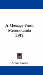 a message from mesopotamia_cover