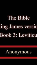 The Bible, King James version, Book 3: Leviticus_cover
