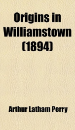 origins in williamstown_cover